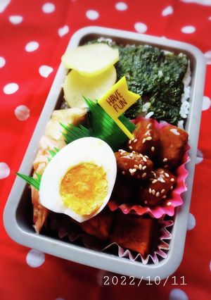 息子弁当　10/11-レシピのメイン写真
