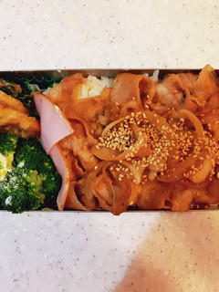 高校生弁当覚え書き80しょうが焼き弁当-レシピのメイン写真