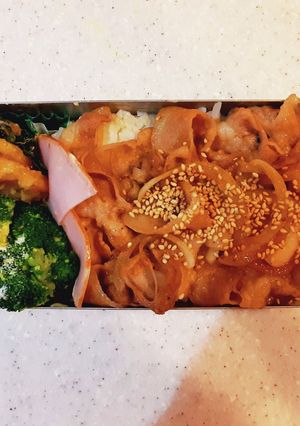 高校生弁当覚え書き80しょうが焼き弁当-レシピのメイン写真