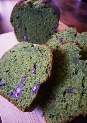 ラム香るHMで小豆と抹茶のパウンドケーキ-レシピのメイン写真