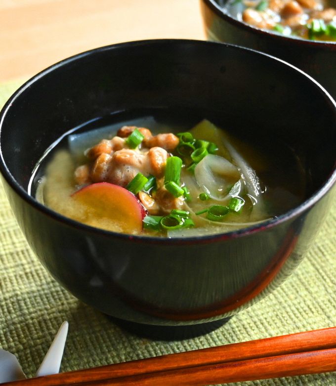 納豆入りみそ汁-レシピのメイン写真