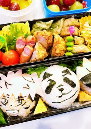 呪術廻戦　簡単キャラ弁-レシピのメイン写真