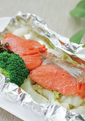 【冬】鮭の薬膳ホイル焼き-レシピのメイン写真