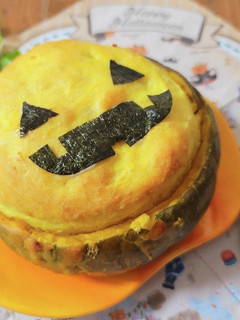 南瓜からチーズとろ~りジャックオランパン-レシピのメイン写真