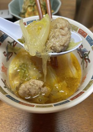 簡単肉だんごの白菜はるさめスープ-レシピのメイン写真