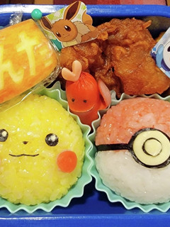 ピカチュウおにぎり弁当!②-レシピのメイン写真