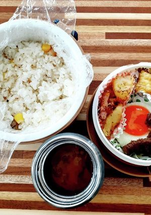 高校生男子お弁当22年10月11日-レシピのメイン写真