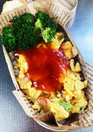 天津飯弁当-レシピのメイン写真