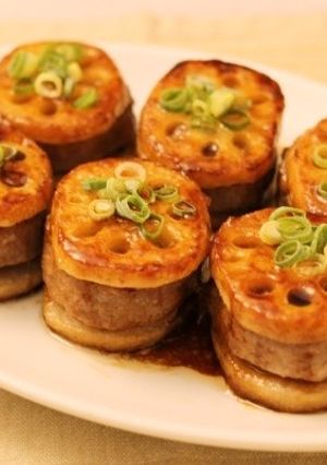 ご飯がススム☆簡単!れんこんのはさみ焼き-レシピのメイン写真