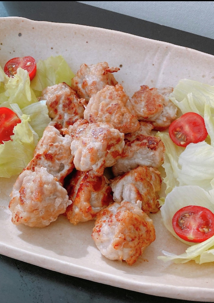 豚こま切れ肉の唐揚げ風（揚げ焼き）-レシピのメイン写真