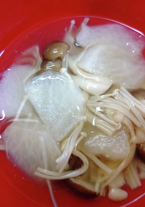 炊飯器で、大根ときのこのとろみ汁-レシピのメイン写真