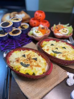 かぼちゃソースのハロウィングラタン-レシピのメイン写真