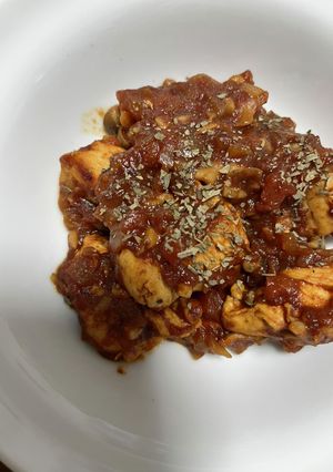 鶏胸肉のトマト煮-レシピのメイン写真