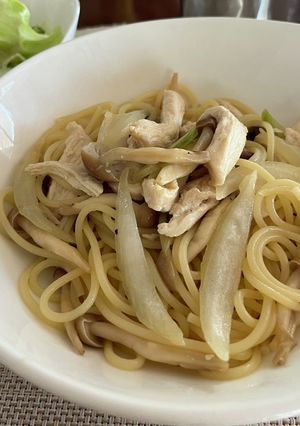 ☆我が家のヘルシー和風鶏胸肉パスタ☆-レシピのメイン写真
