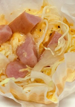 卵1個とウィンナー1本が3人分オムレツに-レシピのメイン写真