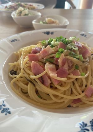 ベーコンと塩昆布のパスタ-レシピのメイン写真
