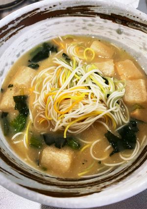 簡単！そうめんの味噌汁-レシピのメイン写真