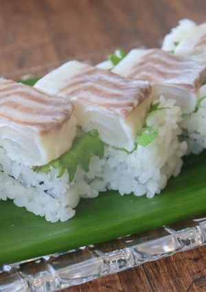 鯛の酢締め押し寿司-レシピのメイン写真