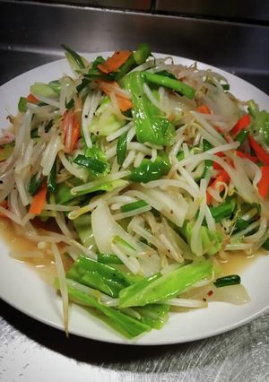 肉抜き野菜炒め！w❨(@≧↺≦@)❩wノ-レシピのメイン写真