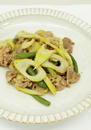 四方竹と牛肉の炒め物-レシピのメイン写真