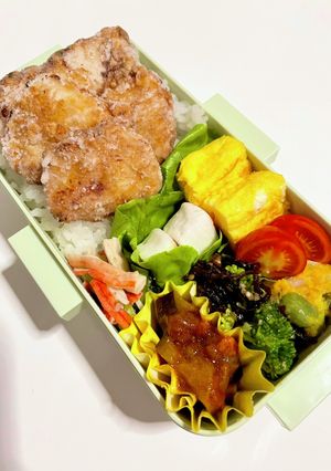 胸肉塩ダレチキンの唐揚げ弁当-レシピのメイン写真
