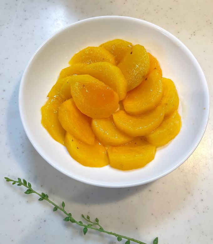 桃の食感をもつ柿のコンポートの作り方 by 黒わんこカフェ