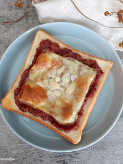 あんチーズトースト-レシピのメイン写真