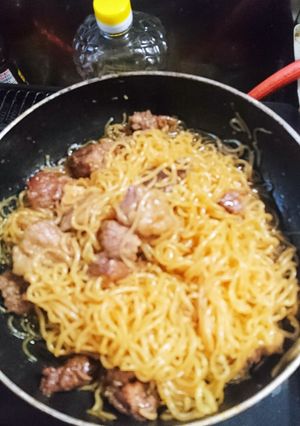 牛スジと糸こんにゃくの甘辛煮-レシピのメイン写真