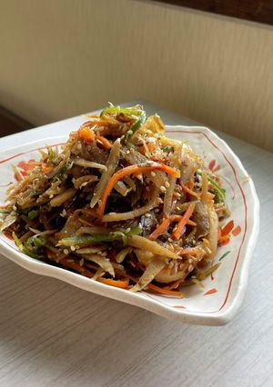 ★常備菜★たたき牛蒡風味の具沢山きんぴら-レシピのメイン写真
