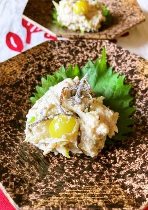 ネギと銀杏の白和え 塩昆布-レシピのメイン写真