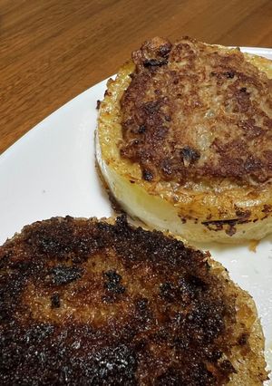 オニオンハンバーグ(2種類)-レシピのメイン写真