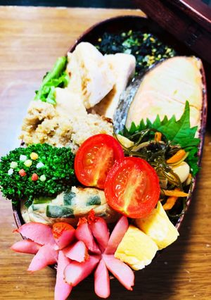 鶏肉の鰹節焼き弁当♡-レシピのメイン写真