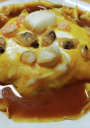 海の島のカレー天津飯-レシピのメイン写真