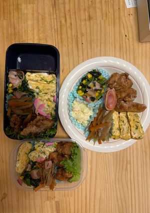 メインは唐揚げ。-レシピのメイン写真