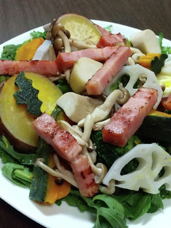 根菜ときのこのホットサラダ-レシピのメイン写真