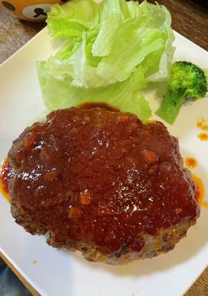 #ホットプレート#びっくりハンバーグ-レシピのメイン写真