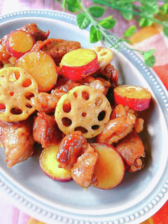 牛肉とさつまいもの生姜風味炒め-レシピのメイン写真
