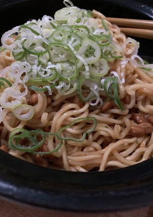 減塩汁なし納豆ラーメン-レシピのメイン写真