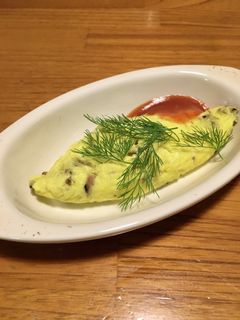 きのこオムレツ-レシピのメイン写真