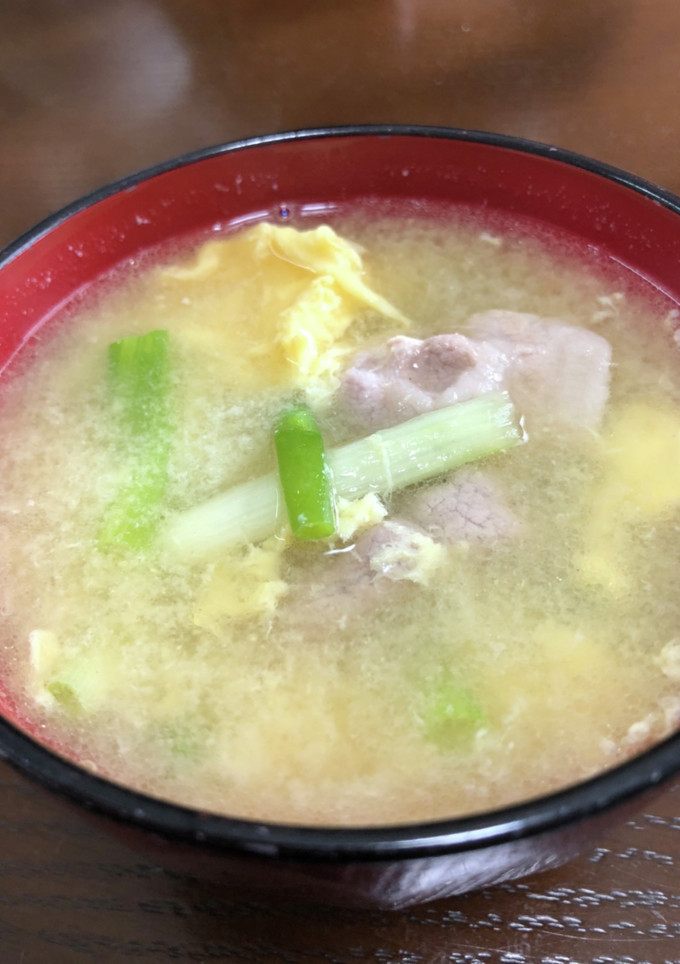 豚肉とネギのかきたま汁-レシピのメイン写真