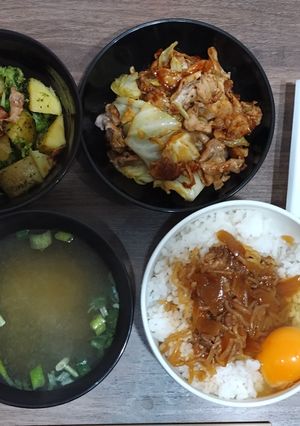 一人暮らし男の夕飯-レシピのメイン写真