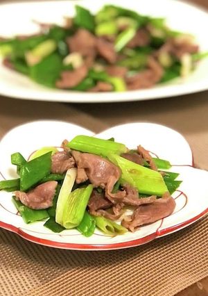 砂肝と九条ネギの炒め物-レシピのメイン写真