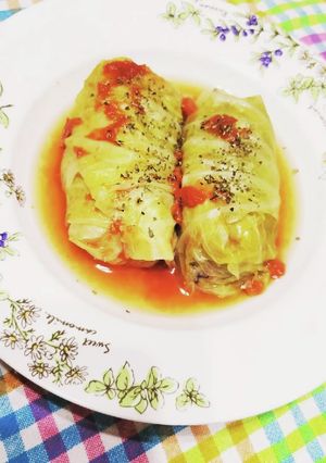 酵素玄米入りロールキャベツ-レシピのメイン写真