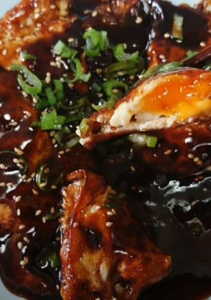 【簡単レシピ】中華風 揚げ焼き卵♡-レシピのメイン写真