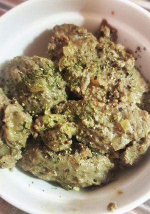 鹿レバーの肉団子-レシピのメイン写真