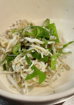 シメの一杯のための大葉しらす和え-レシピのメイン写真