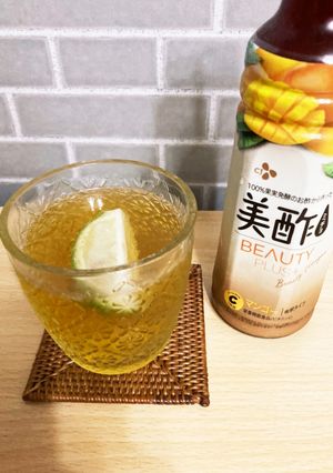 簡単！ヘルシー！美酢マンゴー×炭酸割り-レシピのメイン写真