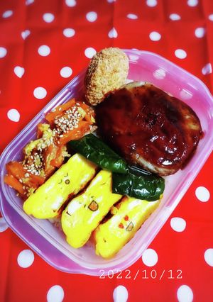 息子弁当 10/12-レシピのメイン写真