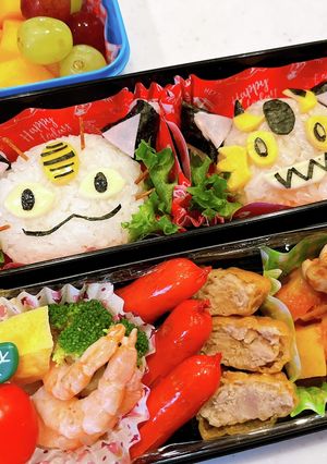 ポケモン　ニャース　キャラ弁-レシピのメイン写真