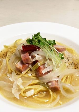 ペペロン風スープパスタ-レシピのメイン写真